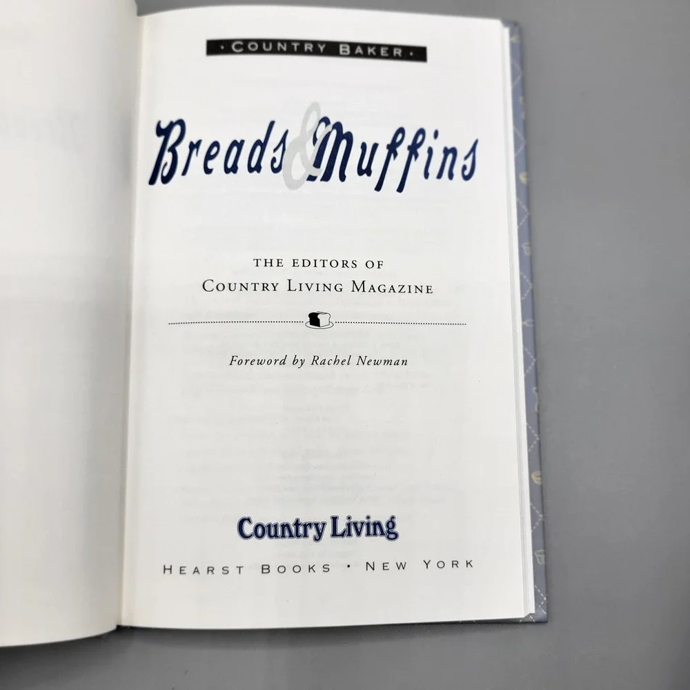 Country Living Country Baker Cookbook Set 4 Books Boxed Set Blue Hardcover